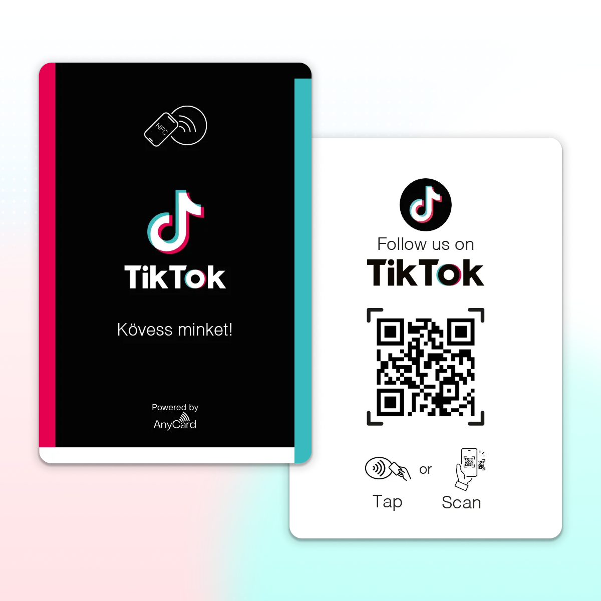 Tiktok Okoskártya - NFC/QR